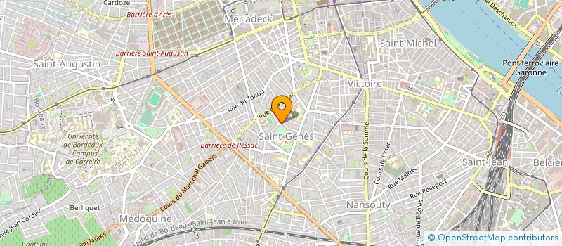 localisation de l'entreprise MADAME JACQUELINE COUTOU  BORDEAUX