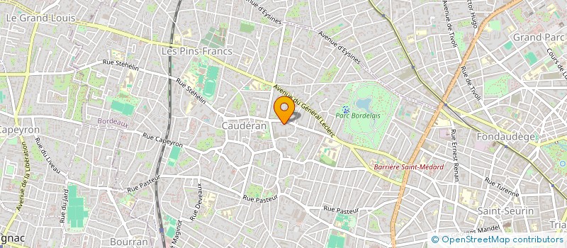 localisation de l'entreprise MADAME JACQUELINE DAIGNAN  BORDEAUX