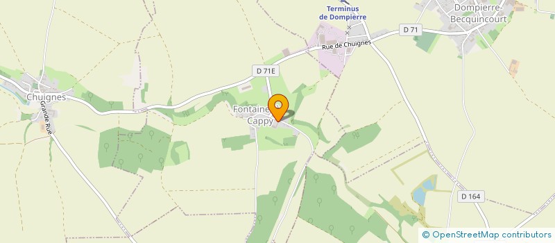 localisation de l'entreprise MADAME JACQUELINE DAMAY  FONTAINE-LES-CAPPY