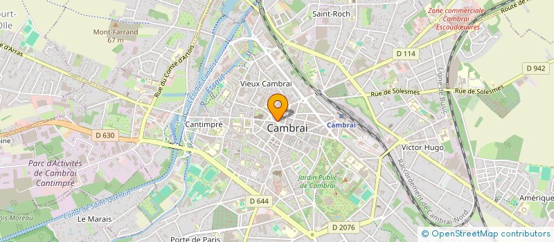 localisation de l'entreprise MADAME JACQUELINE DATH  CAMBRAI