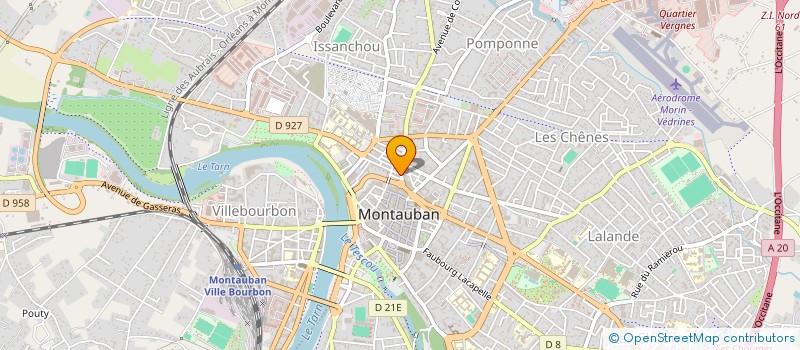 localisation de l'entreprise MADAME JACQUELINE DAVASSE  MONTAUBAN