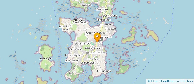 localisation de l'entreprise MADAME JACQUELINE DAZZY  ILE-DE-BREHAT