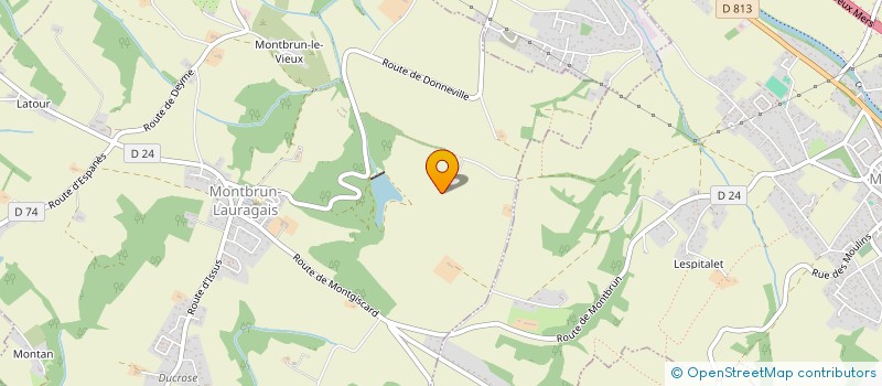 localisation de l'entreprise MADAME JACQUELINE DE GORSSE  MONTBRUN-LAURAGAIS