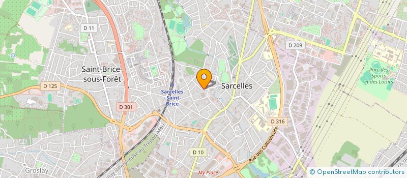 localisation de l'entreprise MADAME JACQUELINE DE MENDITTE à SARCELLES