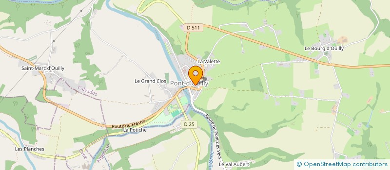 localisation de l'entreprise MADAME JACQUELINE DE MOOR à PONT-D'OUILLY