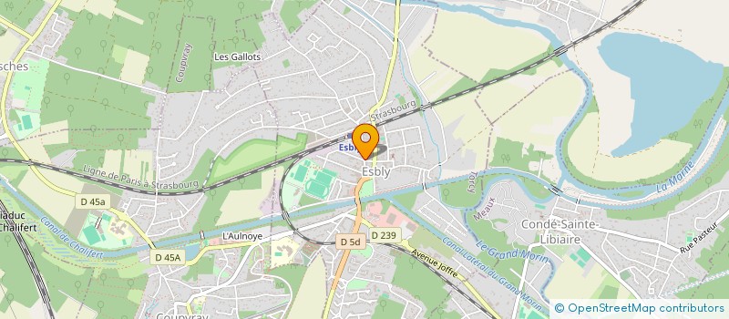 localisation de l'entreprise MADAME JACQUELINE DE SOUSA à ESBLY