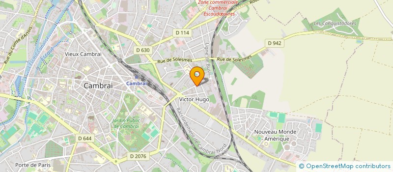 localisation de l'entreprise MADAME JACQUELINE DE VREESE à CAMBRAI
