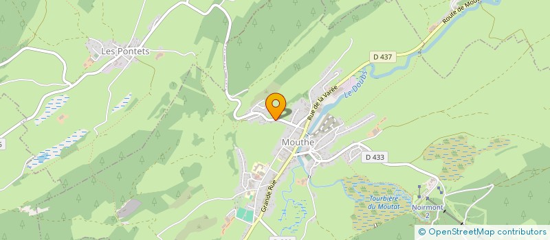 localisation de l'entreprise MADAME JACQUELINE DE WAZIERES  CHATELBLANC