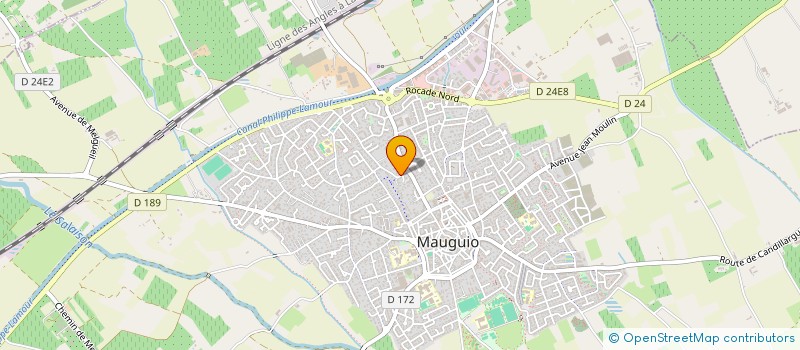 localisation de l'entreprise MADAME JACQUELINE DEJEAN  MAUGUIO