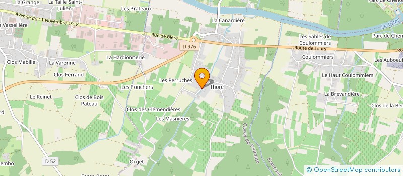 localisation de l'entreprise MADAME JACQUELINE DELAUNAYS  CIVRAY DE TOURAINE