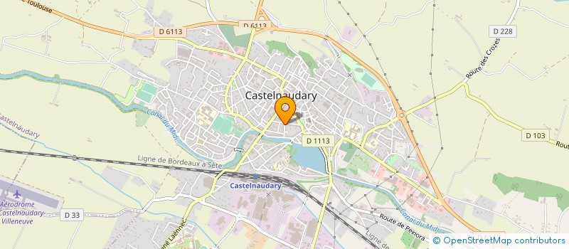 localisation de l'entreprise MADAME JACQUELINE DELMAS  CASTELNAUDARY