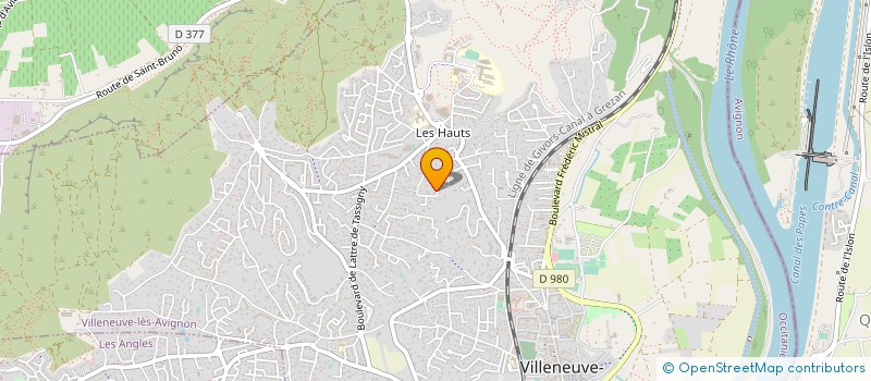 localisation de l'entreprise MADAME JACQUELINE DENAUX à VILLENEUVE-LES-AVIGNON