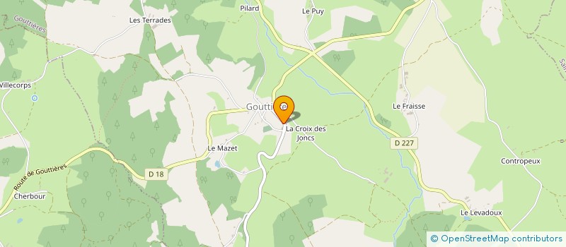 localisation de l'entreprise MADAME JACQUELINE DENIS  SAINT-GERVAIS-D AUVERGNE