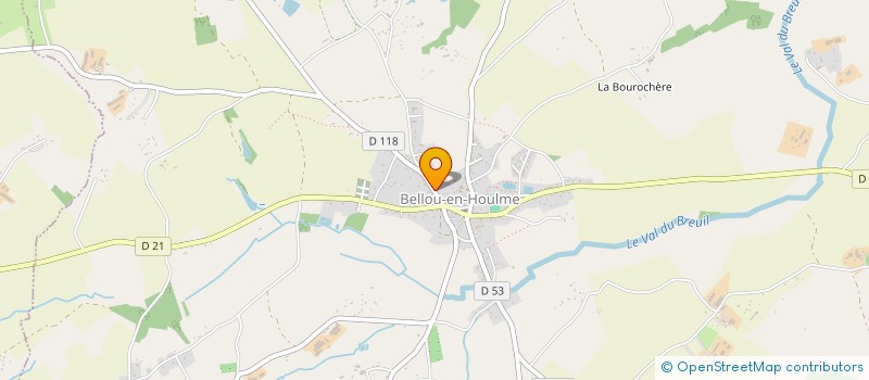 localisation de l'entreprise MADAME JACQUELINE DENIS à BELLOU-EN-HOULME
