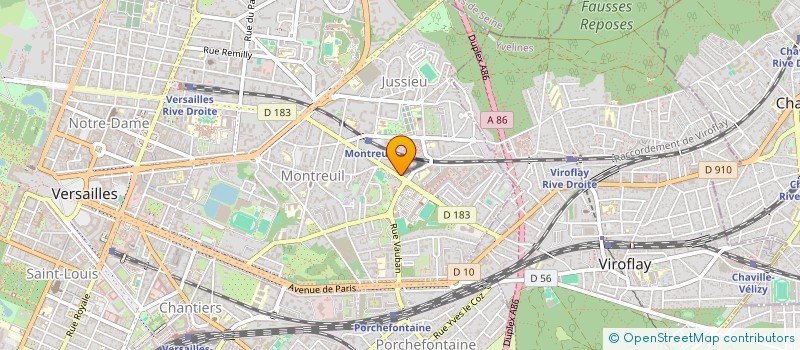 localisation de l'entreprise MADAME JACQUELINE DERIPPE à VERSAILLES