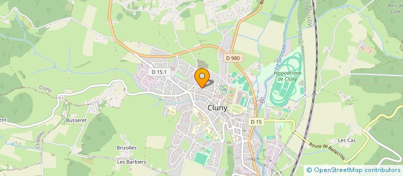 localisation de l'entreprise MADAME JACQUELINE DESCAMPS à CLUNY