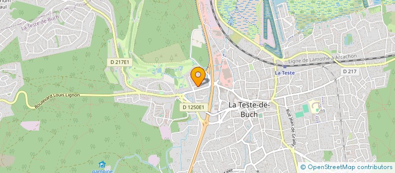 localisation de l'entreprise MADAME JACQUELINE DESNOUS à LA TESTE-DE-BUCH