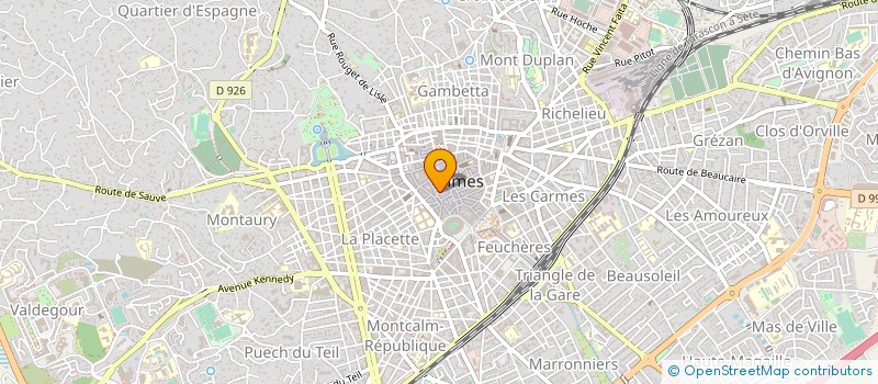 localisation de l'entreprise MADAME JACQUELINE DEUMIER  NIMES