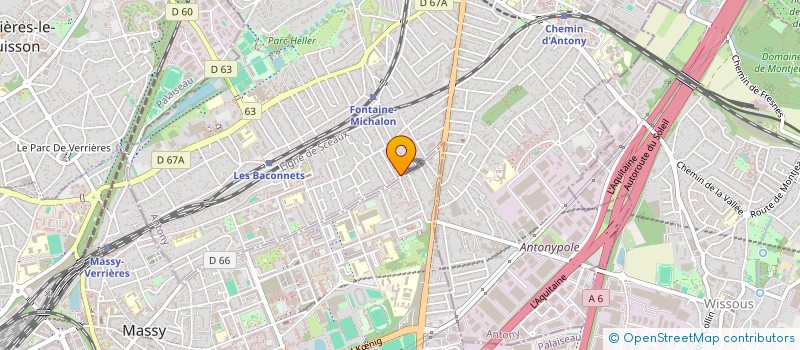 localisation de l'entreprise MADAME JACQUELINE DOUAY à ANTONY