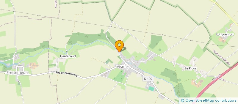 localisation de l'entreprise MADAME JACQUELINE DUCROCQ  VISMES