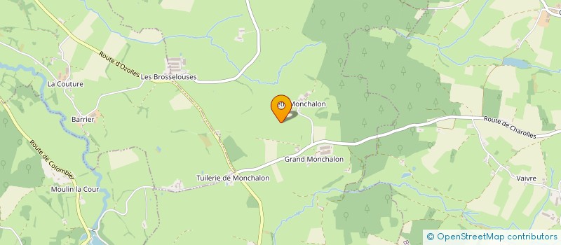 localisation de l'entreprise MADAME JACQUELINE DUFOUR  OZOLLES