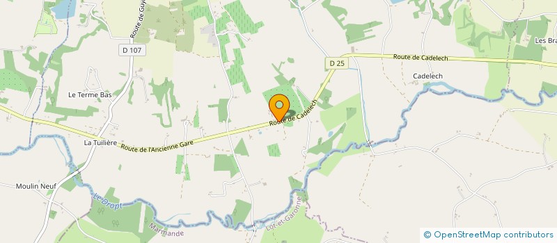 localisation de l'entreprise MADAME JACQUELINE DUMAINE  RAZAC-D EYMET