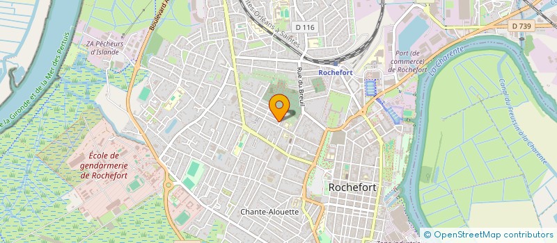 localisation de l'entreprise MADAME JACQUELINE DUMAS  ROCHEFORT