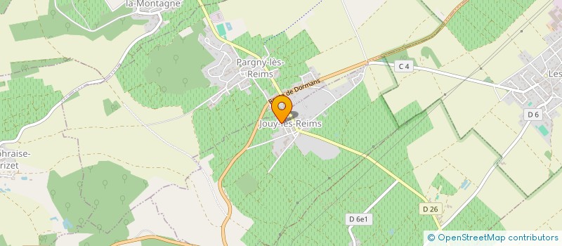 localisation de l'entreprise MADAME JACQUELINE DUMONT  JOUY-LES-REIMS