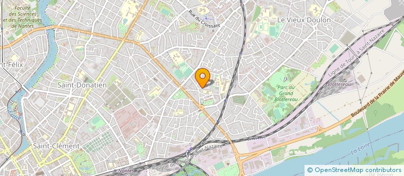 localisation de l'entreprise MADAME JACQUELINE DUPORT  NANTES