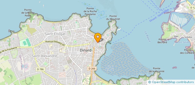 localisation de l'entreprise MADAME JACQUELINE DUPUIS  DINARD