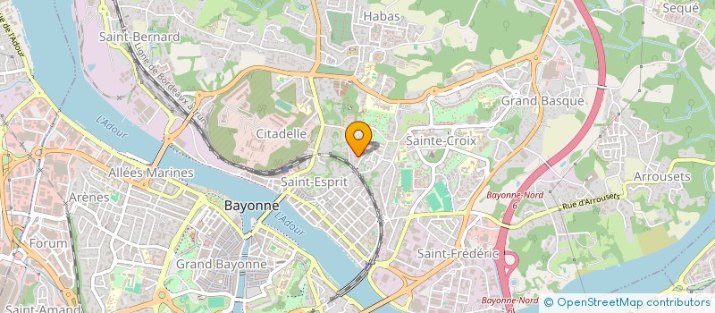localisation de l'entreprise MADAME JACQUELINE DURAND à BAYONNE