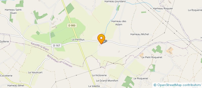 localisation de l'entreprise MADAME JACQUELINE DUREL à BRICQUEBEC-EN-COTENTIN
