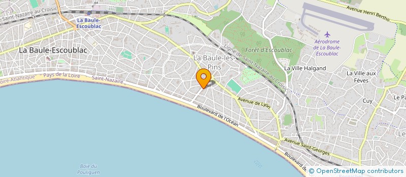 localisation de l'entreprise MADAME JACQUELINE EMERY  LA BAULE-ESCOUBLAC