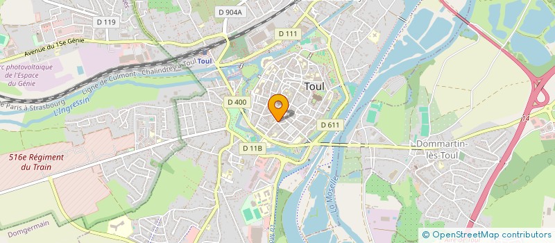 localisation de l'entreprise MADAME JACQUELINE ERRARD à TOUL