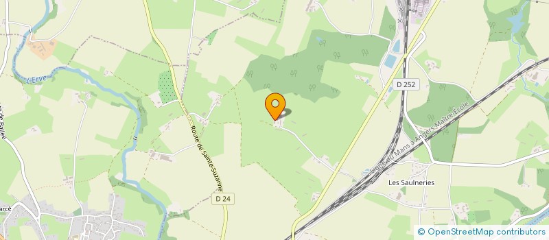 localisation de l'entreprise MADAME JACQUELINE ESNAULT  JUIGNE SUR SARTHE