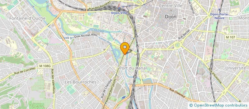 localisation de l'entreprise MADAME JACQUELINE FABVRE  DIJON