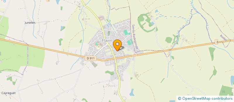 localisation de l'entreprise MADAME JACQUELINE FAGES  FLAVIN