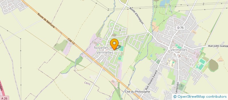 localisation de l'entreprise MADAME JACQUELINE FALEK  NOYELLES-LES-VERMELLES