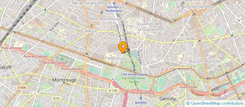 localisation de l'entreprise MADAME JACQUELINE FALGUIERE  PARIS