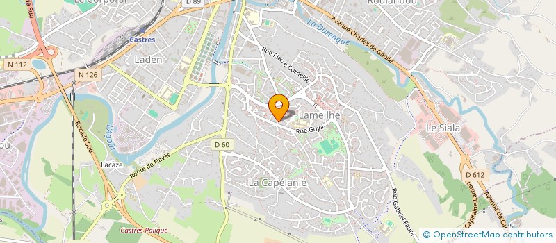 localisation de l'entreprise MADAME JACQUELINE FARJOU à CASTRES