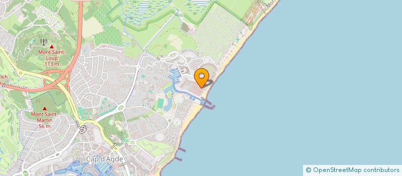 localisation de l'entreprise MADAME JACQUELINE FAURE  AGDE