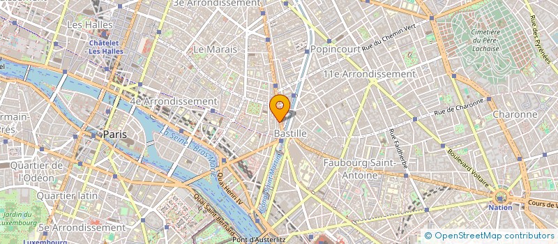 localisation de l'entreprise MADAME JACQUELINE FAUVEL  PARIS