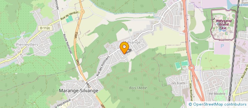 localisation de l'entreprise MADAME JACQUELINE FAUYE  MARANGE-SILVANGE