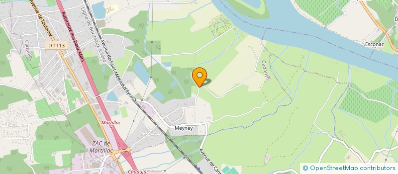 localisation de l'entreprise MADAME JACQUELINE FAY  CADAUJAC