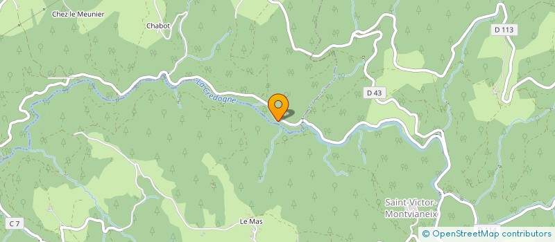 localisation de l'entreprise MADAME JACQUELINE FAYET  LACHAUX