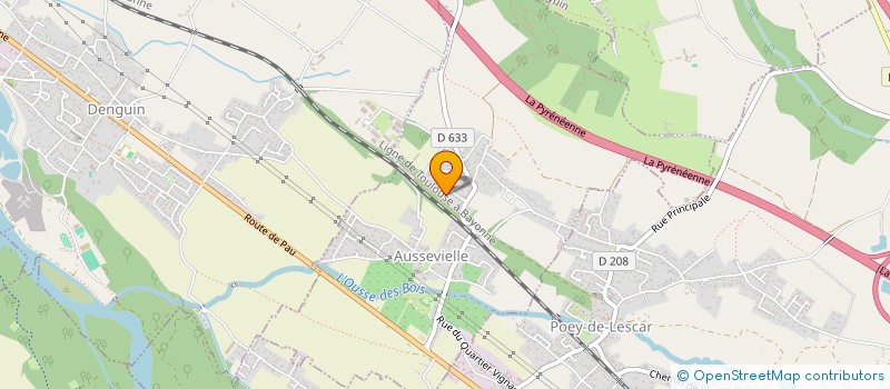 localisation de l'entreprise MADAME JACQUELINE FEHLEN  AUSSEVIELLE