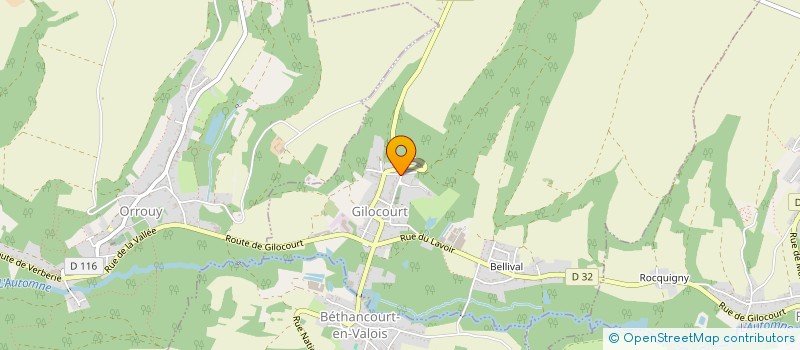 localisation de l'entreprise MADAME JACQUELINE FENECH DE MONCHY  GILOCOURT