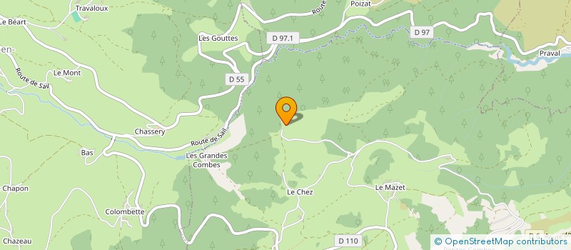 localisation de l'entreprise MADAME JACQUELINE FENON à SAINT-GEORGES-EN-COUZAN