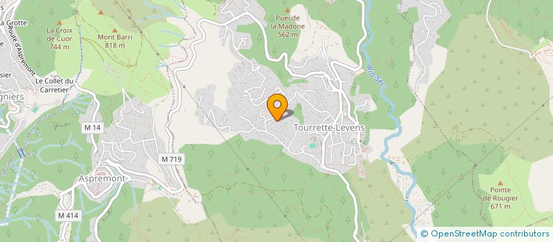 localisation de l'entreprise MADAME JACQUELINE FERMERO  TOURRETTE-LEVENS