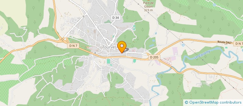 localisation de l'entreprise MADAME JACQUELINE FERRE  TOURVES